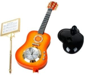 PUG Guitar Shaped Table Clock - Guitar Shaped Table Clock . Buy Guitar ...