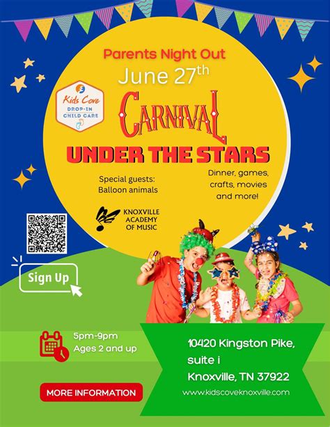 ? Parents Night Out: Carnival Under the Stars ? , 10420 Kingston Pike ...