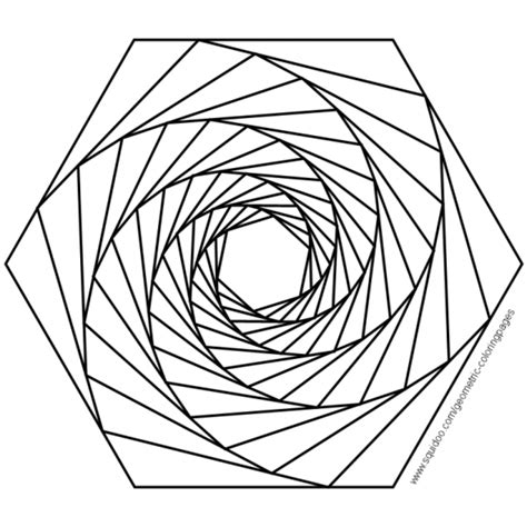 Geometric coloring pages – Artofit
