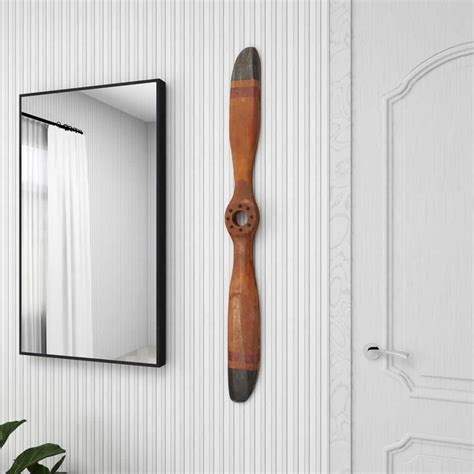 Wood Brown 2 Blade Airplane Propeller Wall Decor | Ubuy India