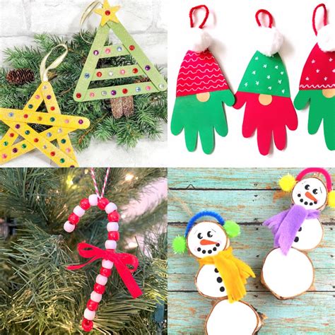 51 DIY Christmas Ornaments for Kids (Super Easy!) - Simply Full of Delight
