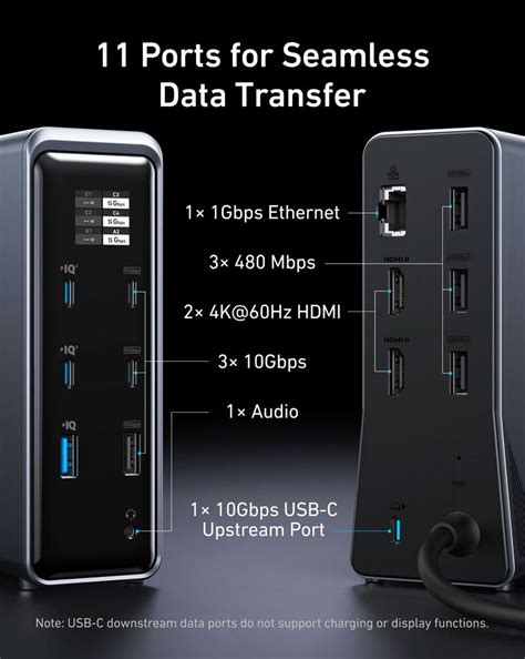 Anker Prime Charging Docking Station (14-in-1, Dual Display, 160W ...