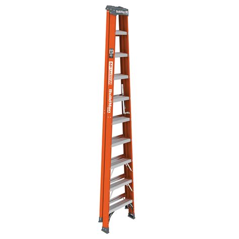 10′ Fiberglass Step Ladder 300 LB - Metaltech