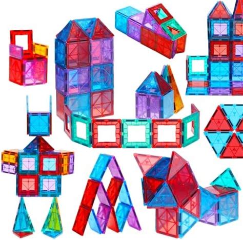 Buy Amazon Brand - Jam & Honey Magna Tiles Building Blocks for Kids ...