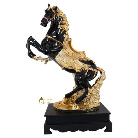Buy StatueStudio Polystone Horse Figurine for Home Decor Diwali Office ...
