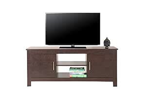 DeckUp Minang Engineered Wood TV Entertainment Unit Dark Wenge , 2 ...
