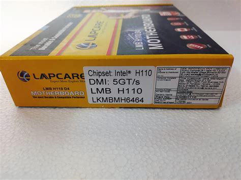 Lapcare LMB H110 D4 motherboard Intel Socket number LGA1151– SHIV ...