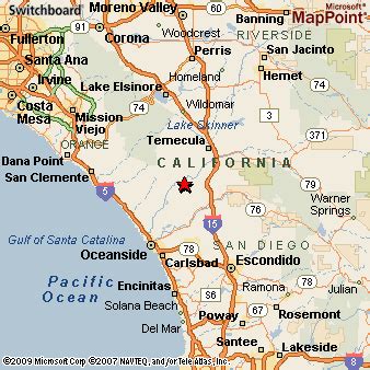 Image result for Fallbrook CA Map