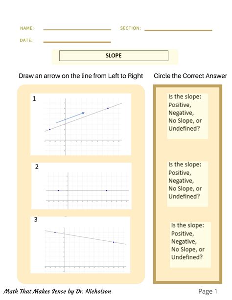 Image result for 8th Grade Math Slope Worksheets