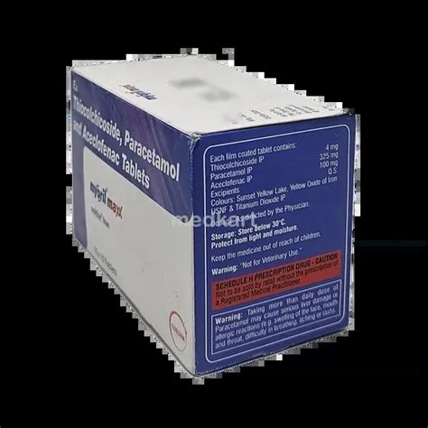Buy Myoril Maxx Tablet Online at Best Price – Generic Alternative | Medkart