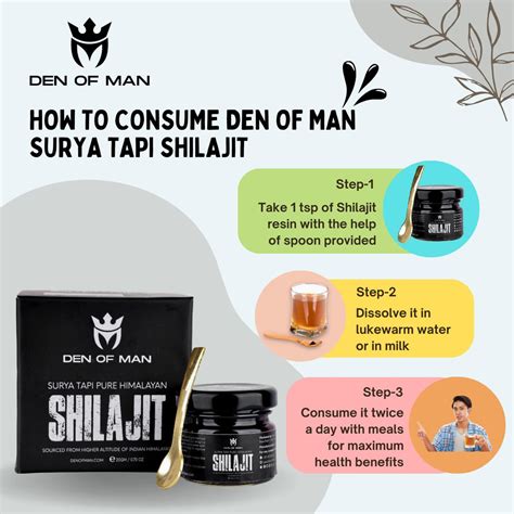 Den of Man Sun Dried Himalayan Shilajit Resin For Stamina & Energy, Ri