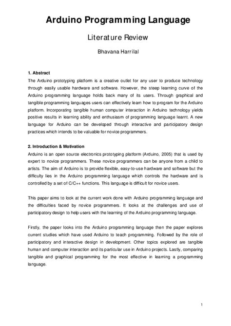 Image result for Arduino Code Language PDF