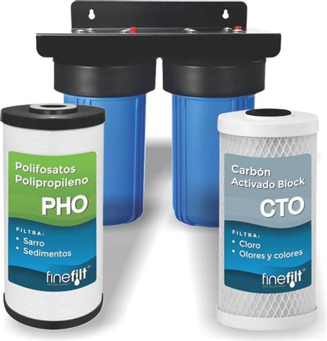 FINEFILT | Filtro de agua para casa o tinaco antisarro | Filtro de agua ...