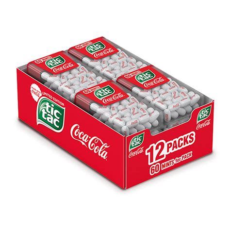 Tic Tac Mentas de Coca-Cola menta de caramelo dura a granel 1 oz ...