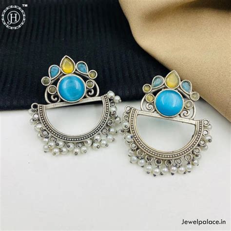 Oxidized Earrings – www.jewelpalace.in