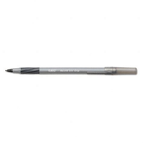 BIC, Round Stic Grip™ Xtra Comfort, Black, Ballpoint Pen - 35Y143 ...