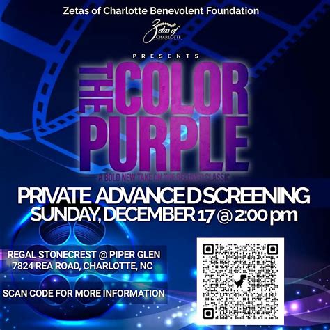 Early Movie Screening: The Color Purple hosted by the Zetas of ...