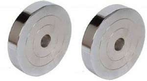 Westa 10 kg Chrome Steel Weight Plates or Dumbbells plates 10Kg for ...