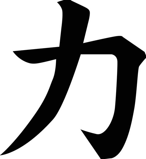 Kanji Symbol Inner Strength