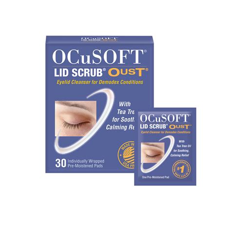 OCuSOFT® Lid Scrub® Oust® Eyelid Cleanser for Demodex Conditions Now ...