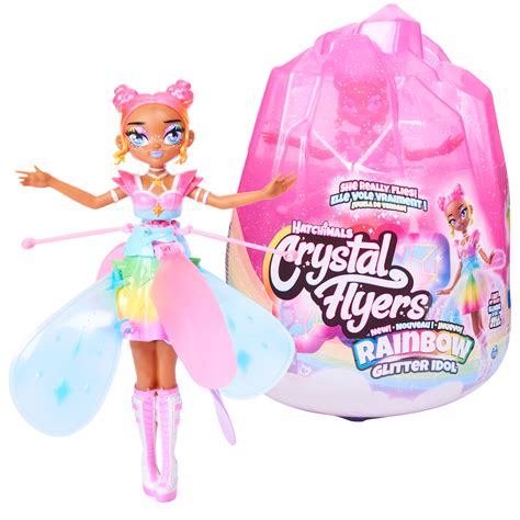 Buy Hatchimals Pixies, Crystal Flyers Rainbow Glitter Idol Magical ...