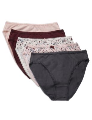 5 Pack Cotton Mix Knickers