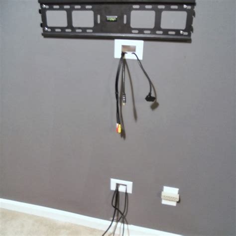 Wall Mount TV Hide Cable Box 的图像结果