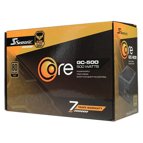 Seasonic Core Gc 500 Non Modular Pc Power Supply 80plus | Desertcart INDIA