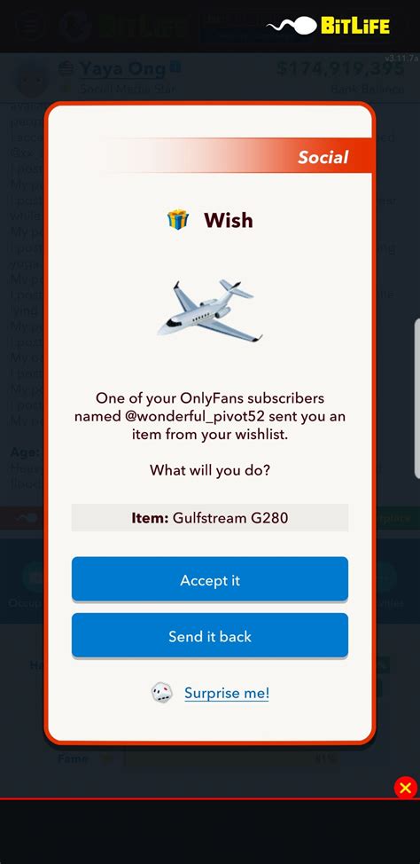 Well that was one hell of an OnlyFans life : r/bitlife