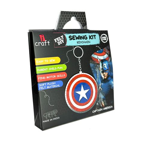 iCraft DIY Felt Keychain – Captain America — Mango
