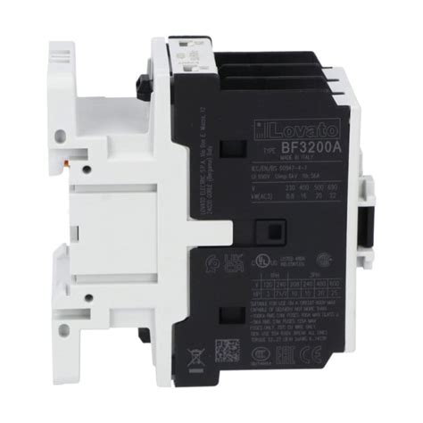 BF3200A230 Lovato | Lovato Orange BF Contactor, 230 V ac Coil, 3-Pole ...