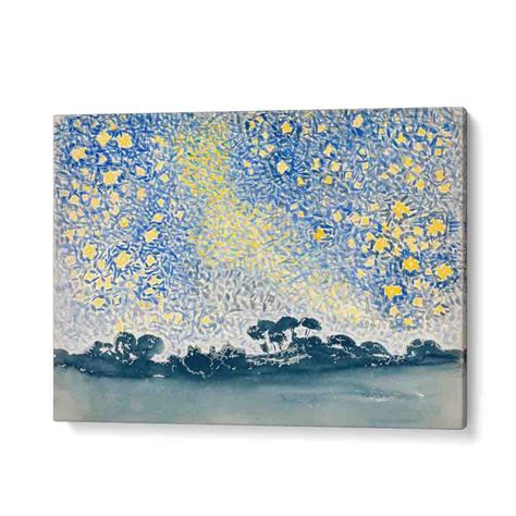 Landscape With Stars Vintage Painting Art Print – Asianmonk