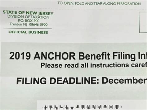 NJ's Tax-Rebate Deadline Is Soon: Did Your ANCHOR Application Process ...