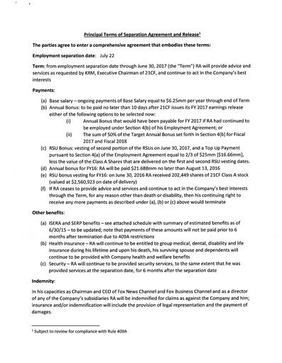 Drudge: Roger Ailes Leaving Fox in $40 Million Severance | Newsmax.com