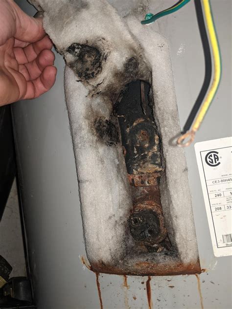 Bottom Unit of Water Heater Shorted Out due to leaking water. Need advice on temporarily running ...