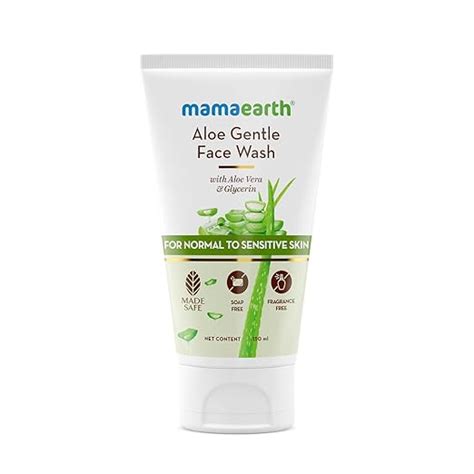 Amazon.in: Buy Mamaearth Aloe Gentle Face Wash with Aloe Vera ...