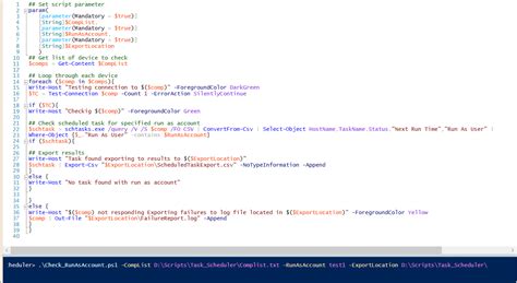 Image result for PowerShell Check for Sheduled Task