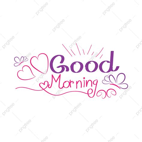 Good Morning Coffee Vector Hd Images, Colorful Good Morning Greeting ...