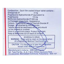 Buy Metride Plus 2 Tablet online | Uses, Side Effects, Price and ...
