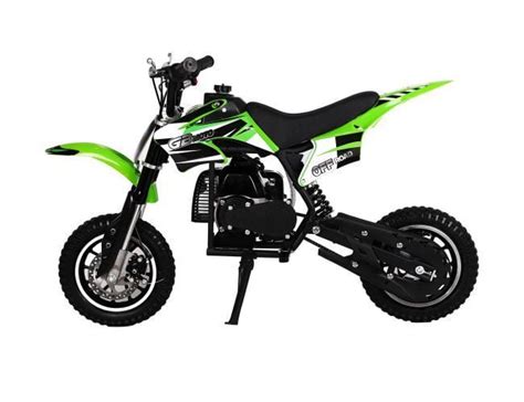 Buy Green 50CC 2-Stroke Kid Dirt Bike, Off-Road Mini Dirt Bike Up to ...