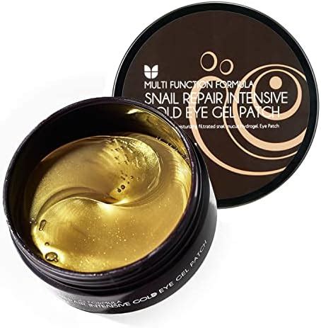 MIZON SNAIL INTENSIVE GOLD EYE GEL PATCH for Dark Circles, Moisturising ...
