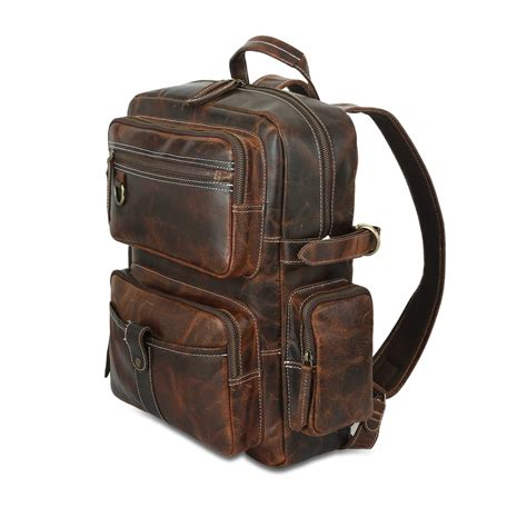 Buff Leather Backpack – Pranjalshouse