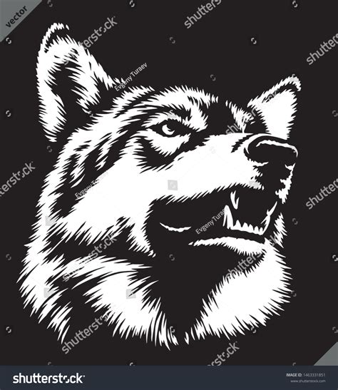 Black And White Drawings Of Wolves