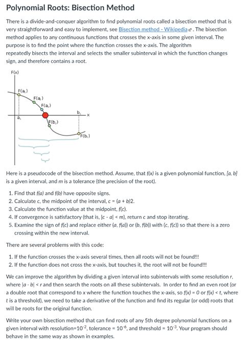 Bisection Method for Finding Roots Python 的图像结果