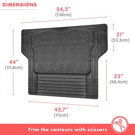 VaygWay Cargo Liner Trunk Floor Mat – All Weather Trunk Protection ...