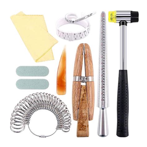 ⚡️Buy Maxbell 12 Pieces Jewelry Making Tool Measuring Stick Mandrel ...