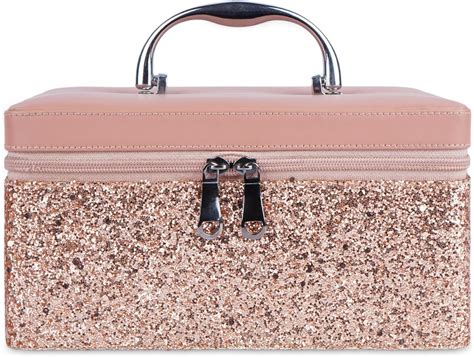 Buy SIBY PU Leather 18 Cms Makeup Organizer for Women | Cosmetic Makeup ...