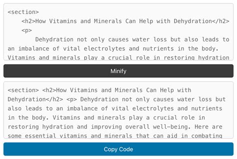 Image result for HTML Minifier Tool