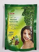 Cura Herbal Mehandi (Enriched with Green Tea, Aloe Vera, Habiscus) - 1 ...