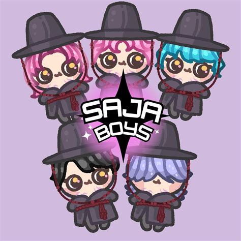 Saja Boys Vinyl Sticker Pack | Kpop Demon Hunters - Etsy